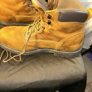Red Wing-WORX 5606,Full Grain Steel Toe Waterproof, Men's Boots, Size 10.5